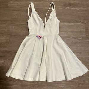 BRAND NEW white skater dress